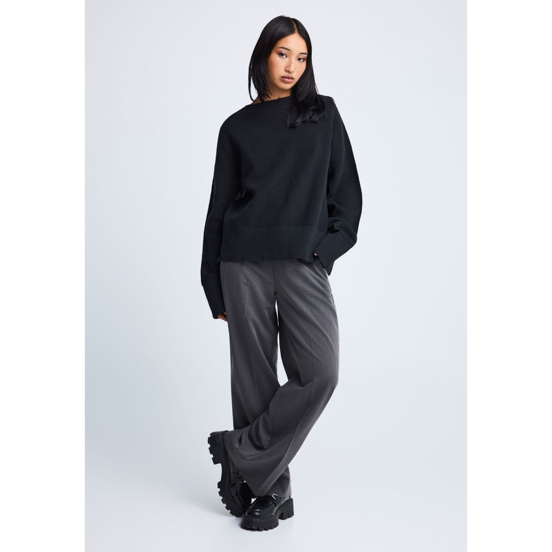 GRWN CREW NECK PULLOVERS GRW014-901-09-BLACK Black