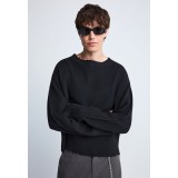 GRWN CREW NECK PULLOVERS GRW014-901-09-BLACK Black Image 1