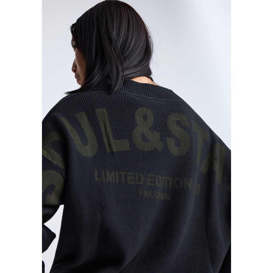 GRWN CREW NECK PULLOVERS GRW014-901-09-BLACK Black