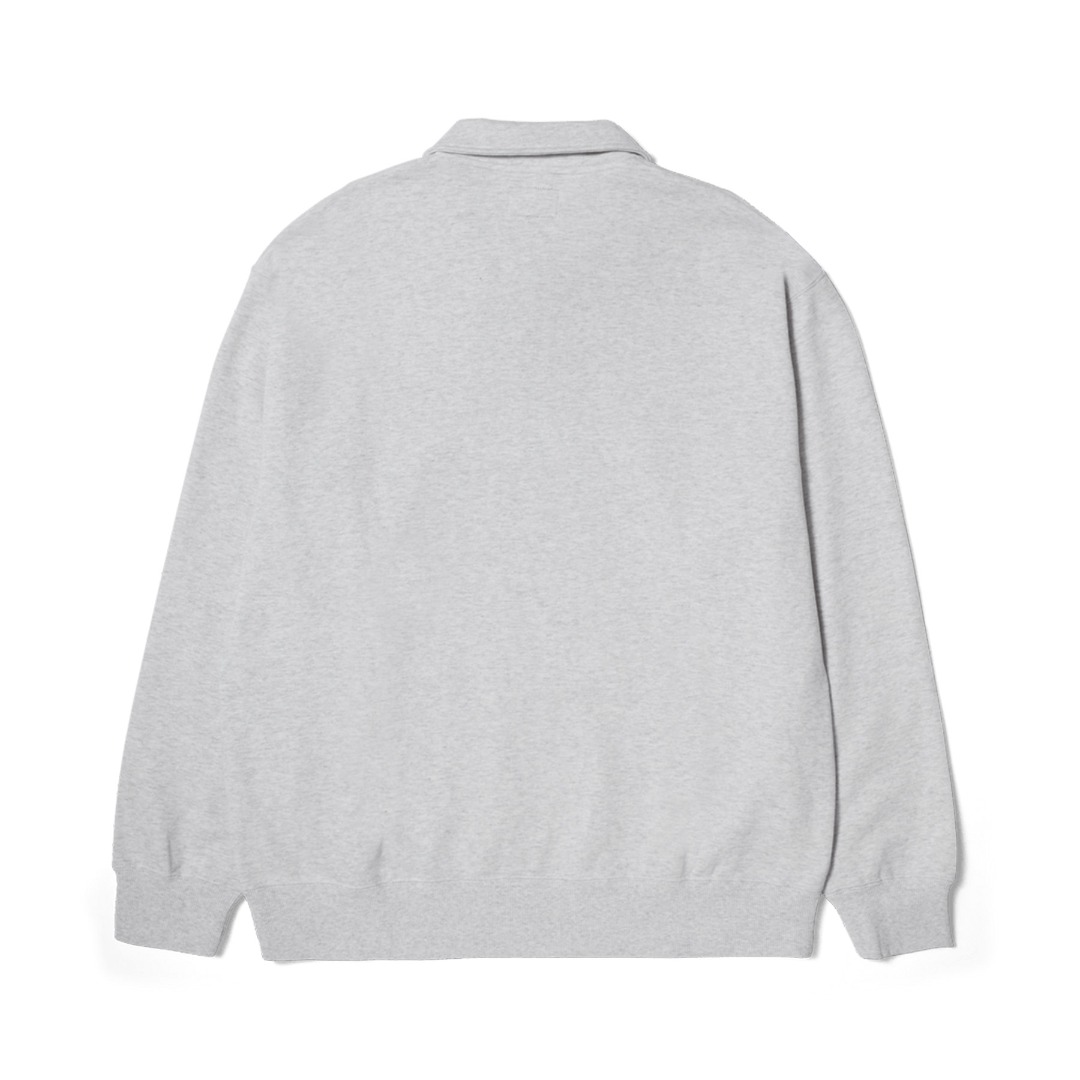 HUF SLATE QUARTER ZIP FLEECE FL00232-HTGRY Γκρί