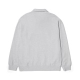 HUF SLATE QUARTER ZIP FLEECE FL00232-HTGRY Γκρί Εικόνα 0