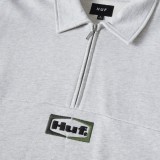 HUF SLATE QUARTER ZIP FLEECE FL00232-HTGRY Γκρί Εικόνα 1