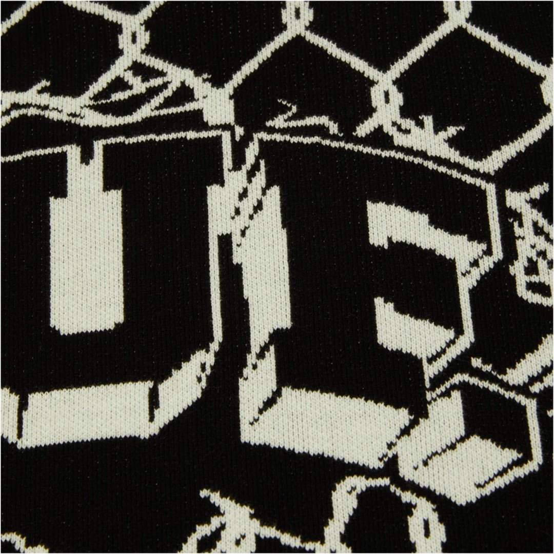 HUF BREAKTHROUGH CREWNECK SWEATER KN00557-BLACK Black