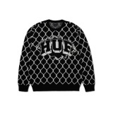 HUF BREAKTHROUGH CREWNECK SWEATER KN00557-BLACK Black Image 5