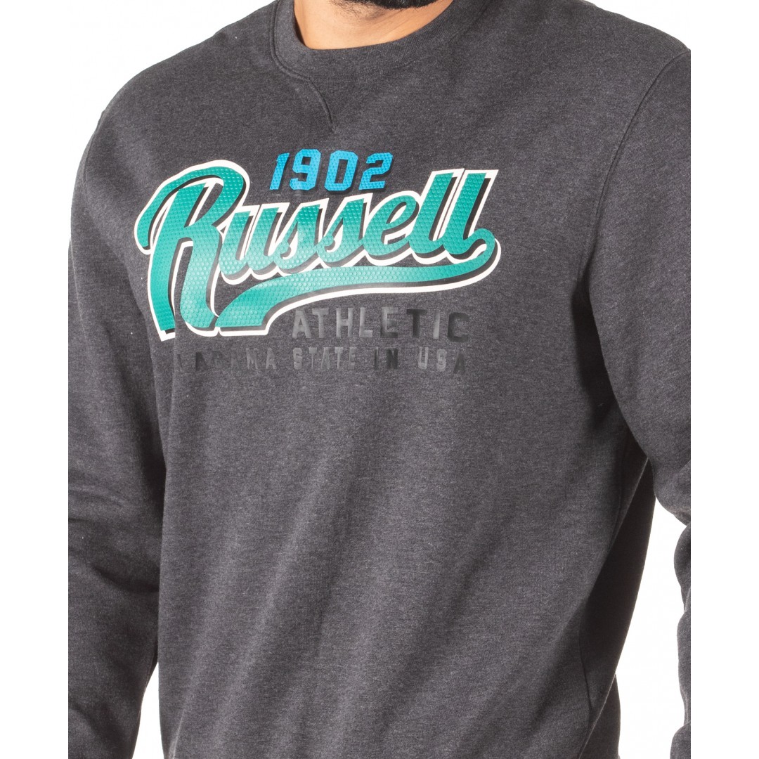 Russell Athletic 1902 - CREWNECK SWEAT SHIRT A0-057-2-098 Ανθρακί