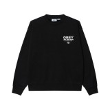 OBEY JOY FADED CREW FLEECE 112480168-DIB Μαύρο Εικόνα 