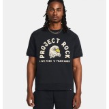UNDER ARMOUR PJT RCK EAGLE GRPHC SS CREW 1383223-001 Black Image 