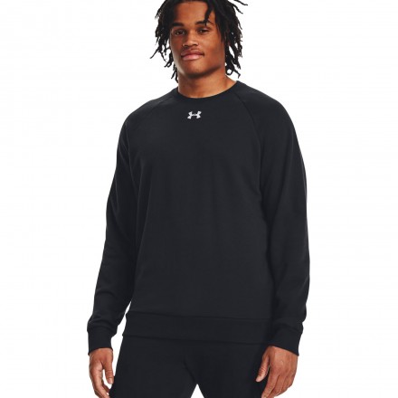 UNDER ARMOUR RIVAL FLEECE CREW 1379755-001 Black