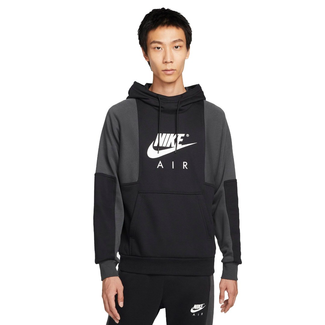 NIKE M NSW NIKE AIR PO BB HOODIE DD6383-010 Μαύρο