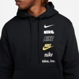 NIKE M NK CLUB+ BB PO HOODIE MLOGO DX0783-010 Black Image 1