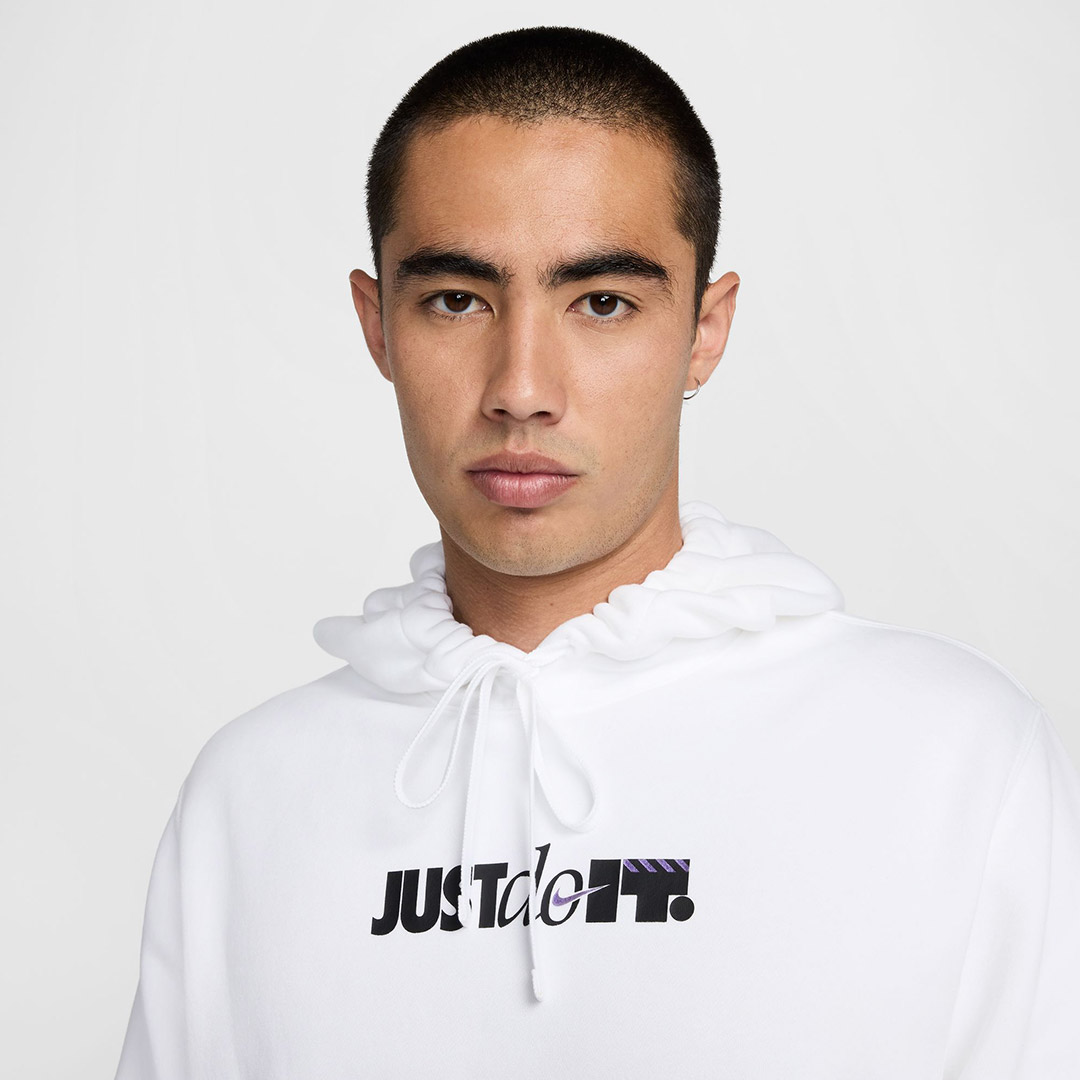 NIKE U NSW CLUB HDY PO BB GN HJ0606-100 Λευκό