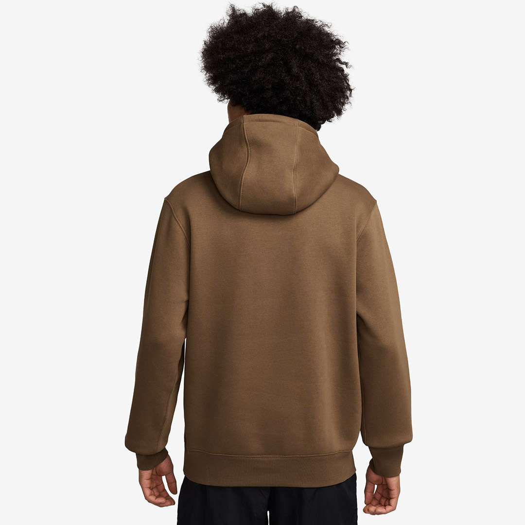 NIKE M NK CLUB HOODIE FN3859-235 Brown