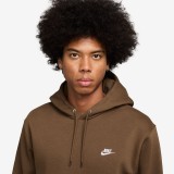 NIKE M NK CLUB HOODIE FN3859-235 Brown Image 1