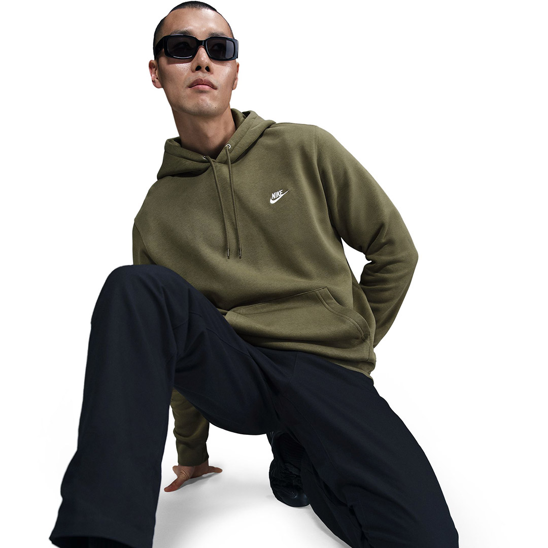 NIKE M NK CLUB HOODIE FN3859-222 ΛΑΔΙ