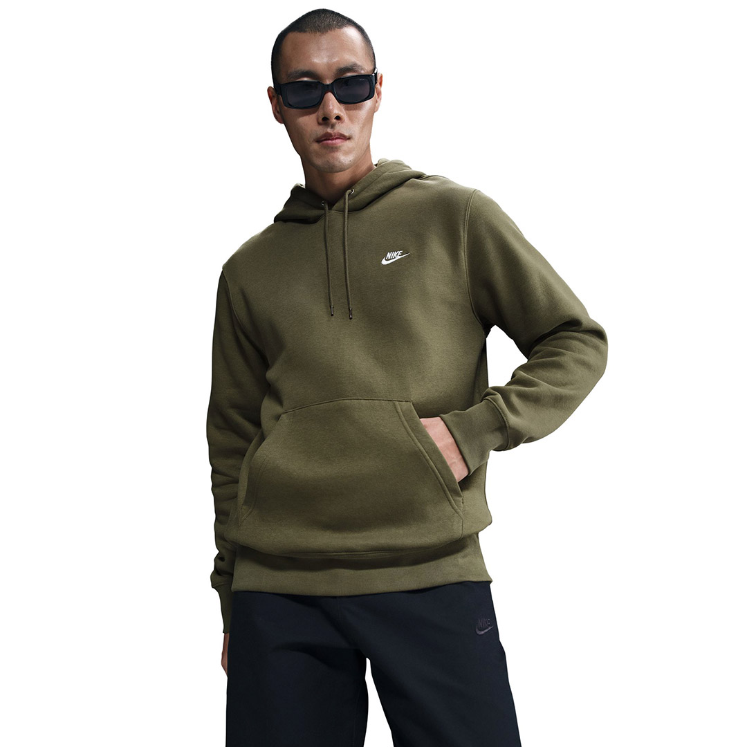 NIKE M NK CLUB HOODIE FN3859-222 ΛΑΔΙ