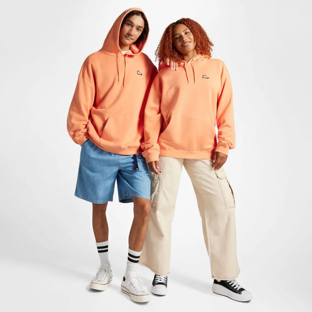 CONVERSE GO-TO CHUCK 70 LOOSE FIT PULLOVER 10025537-A05 Πορτοκαλί