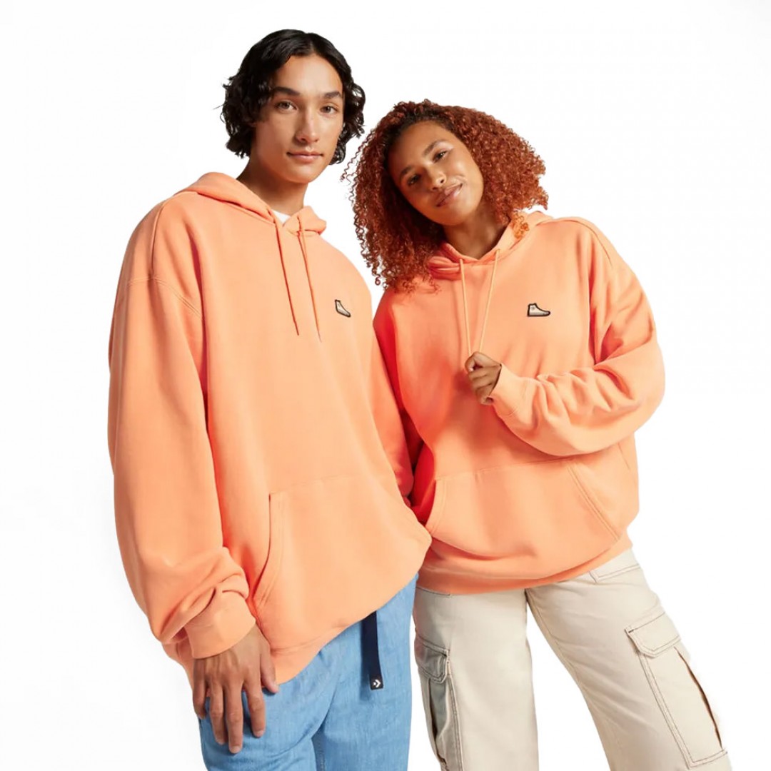 CONVERSE GO-TO CHUCK 70 LOOSE FIT PULLOVER 10025537-A05 Πορτοκαλί