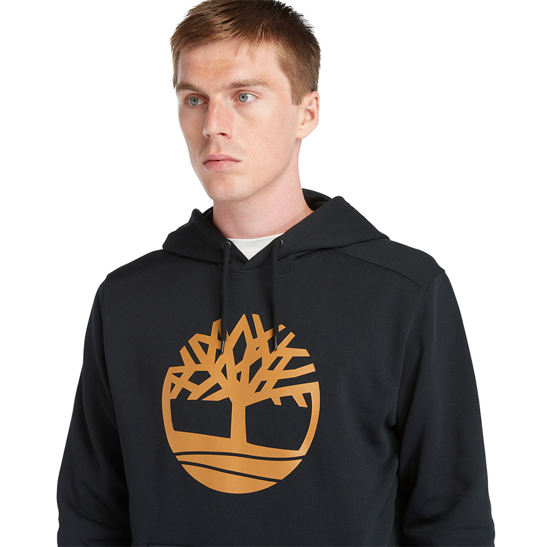 TIMBERLAND KENNEBEC RIVER TREE LOGO HOODIE TB0A2BJHP56-P56 Μαύρο