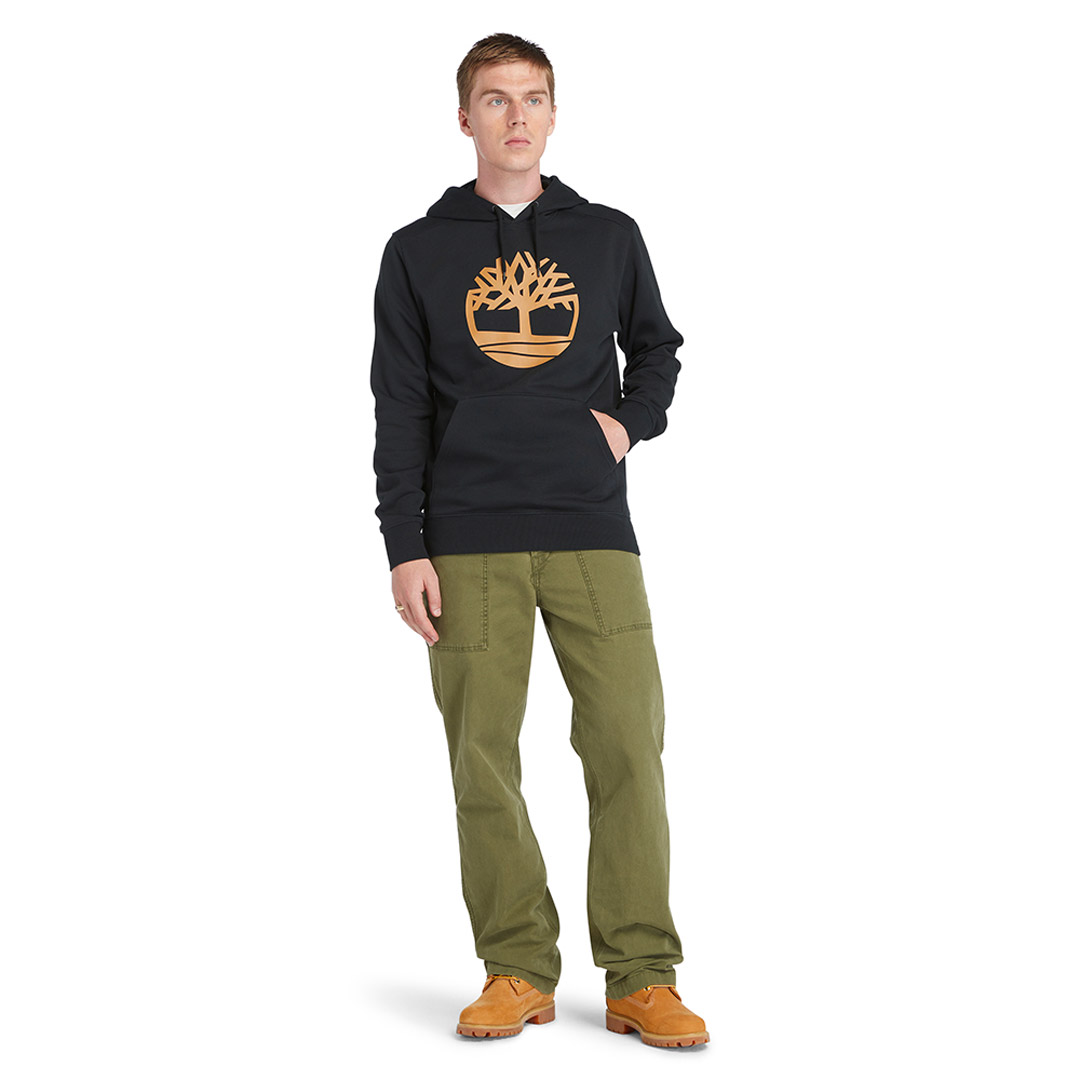 TIMBERLAND KENNEBEC RIVER TREE LOGO HOODIE TB0A2BJHP56-P56 Μαύρο