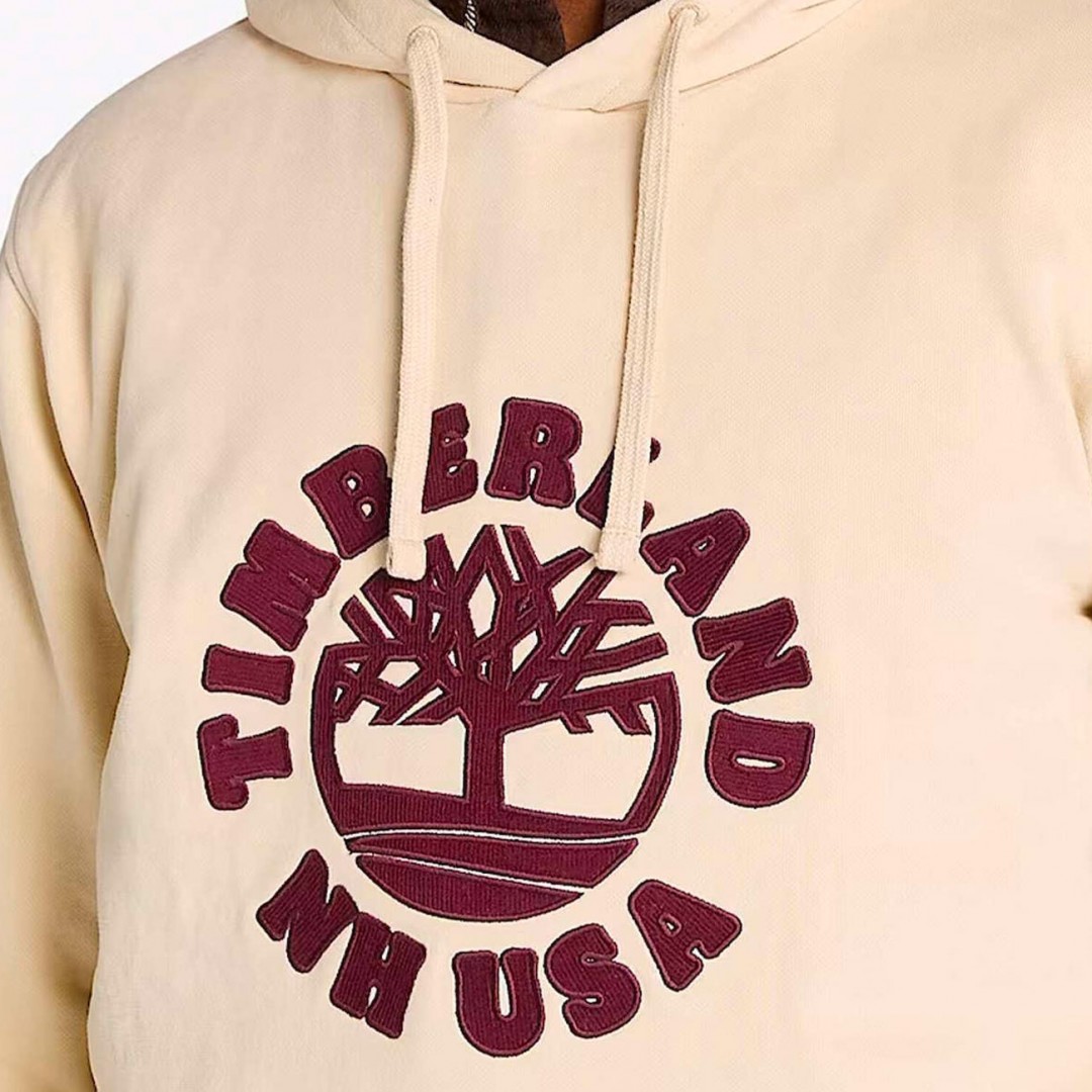 TIMBERLAND HOLIDAY GRAPHIC HOODIE TB0A5MBTEFL-EFL Ecru
