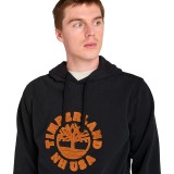 TIMBERLAND HOLIDAY GRAPHIC HOODIE TB0A5MBT001-001 Black Image 1