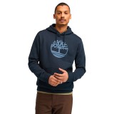TIMBERLAND KENNEBEC RIVER TREE LOGO HOODIE TB0A2BJH433-433 Blue Image 