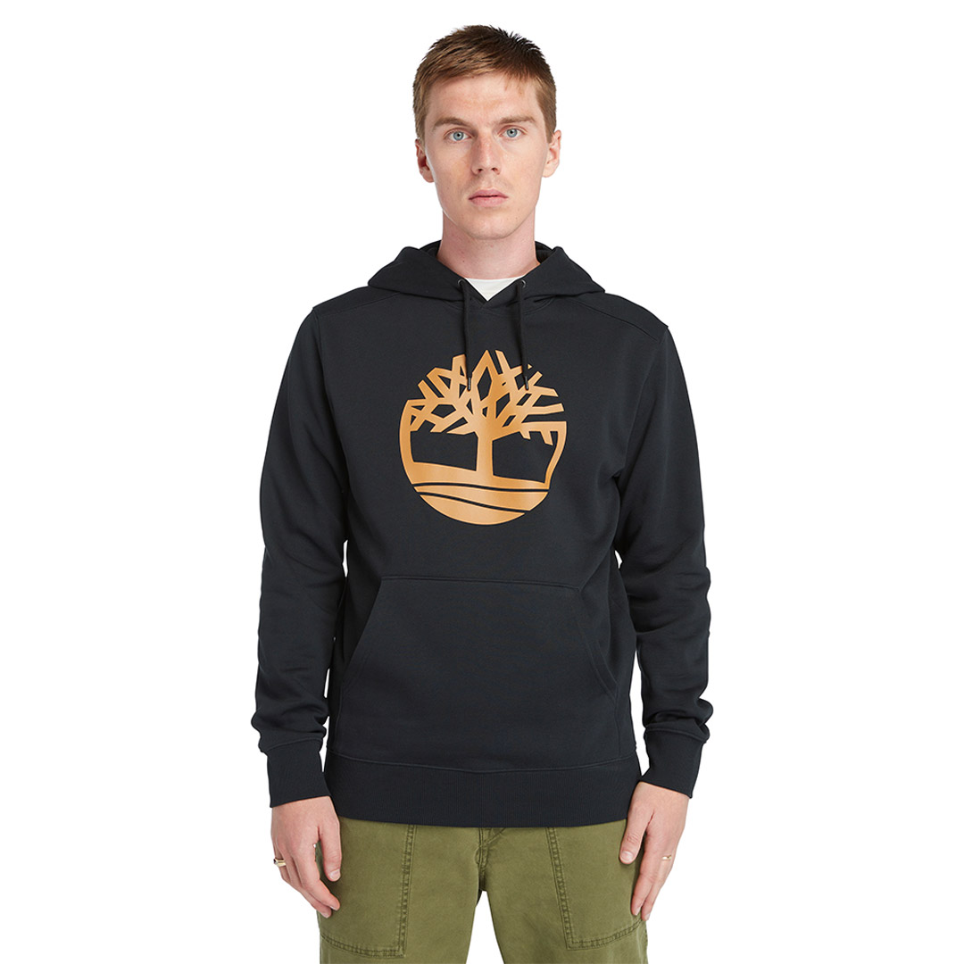 TIMBERLAND KENNEBEC RIVER TREE LOGO HOODIE TB0A2BJHP56-P56 Μαύρο
