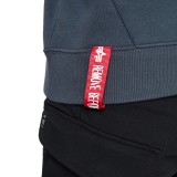 ALPHA INDUSTRIES BASIC HOODY SMALL LOGO 196318-136 Coal Image 2