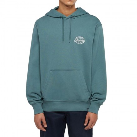 DICKIES GLOBE HOODIE DK0A85SR0LN-0LN Πετρόλ