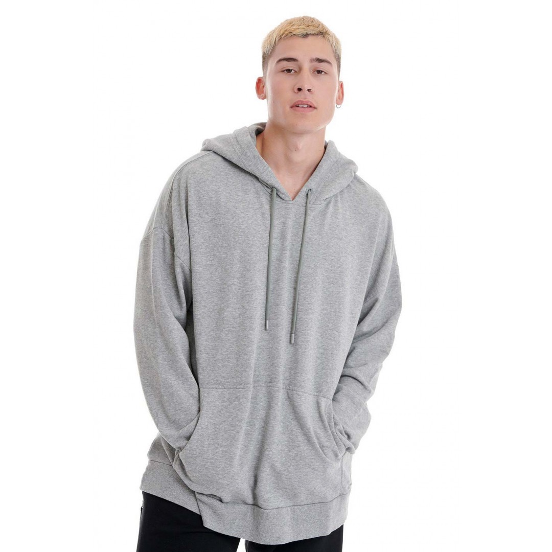 BODYTALK MEN'S HOODED TOP 1192-958525-54680 ΓΚΡΙ