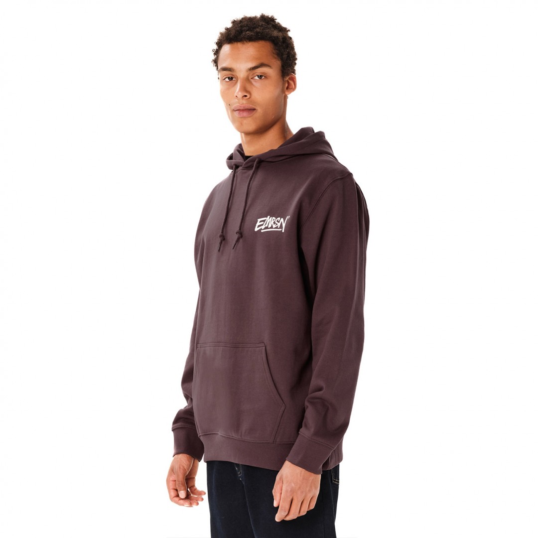 EMERSON MEN'S PULLOVER HOODIE 262.EM20.09-DUSTY PLUM Μωβ