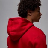 JORDAN BROOKLYN FLEECE HOODIE FV7281-687 Red Image 1