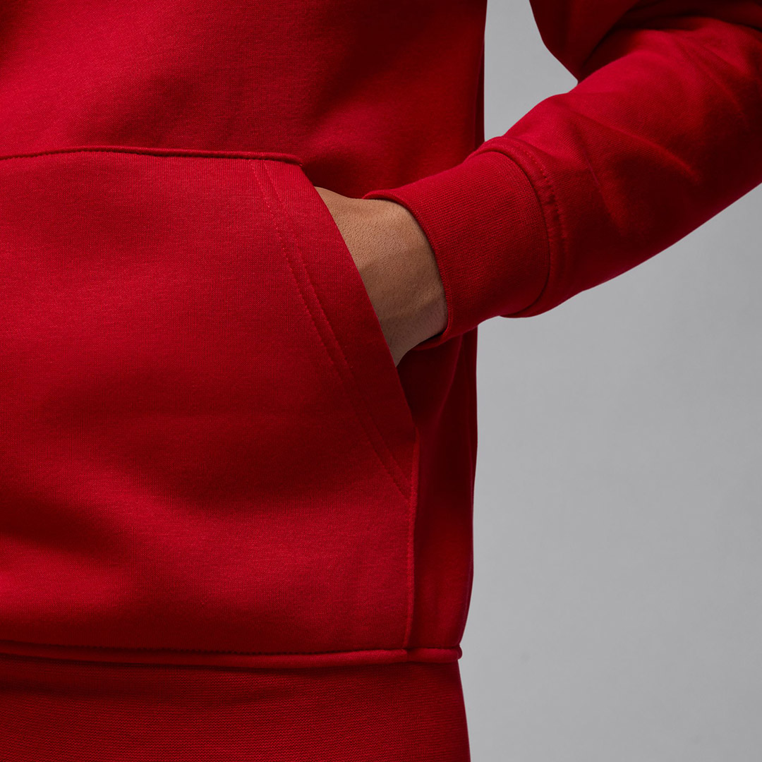 JORDAN BROOKLYN FLEECE HOODIE FV7281-687 Red