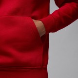 JORDAN BROOKLYN FLEECE HOODIE FV7281-687 Red Image 2