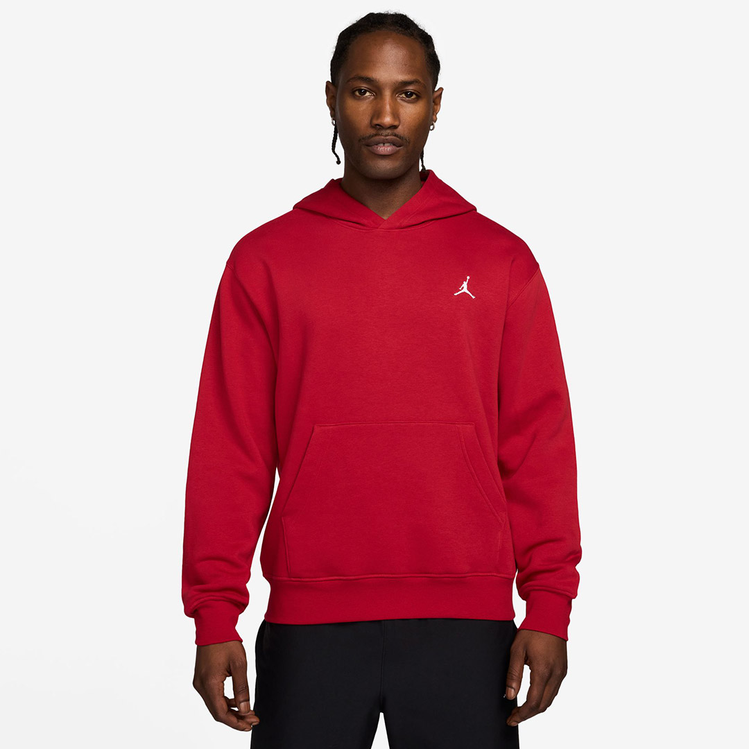 JORDAN BROOKLYN FLEECE HOODIE FV7281-687 Red