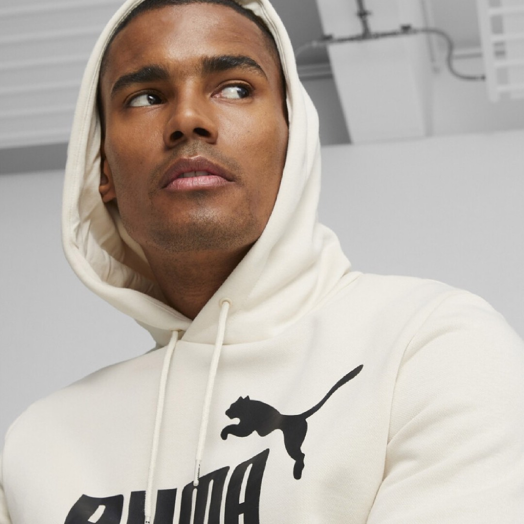 PUMA ESS BIG LOGO HOODIE FL (S) 586687-87 Λευκό