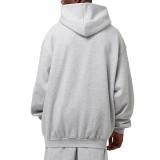 KARL KANI OG EAGLE PRINT OS HOODIE KM243-017-2-GREY MELANGE Γκρί Εικόνα 0