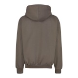 KARL KANI SMALL SIGNATURE ESSENTIAL OS HOODIE KM-HD021-022-13-DARK BROWN Καφέ Εικόνα 0
