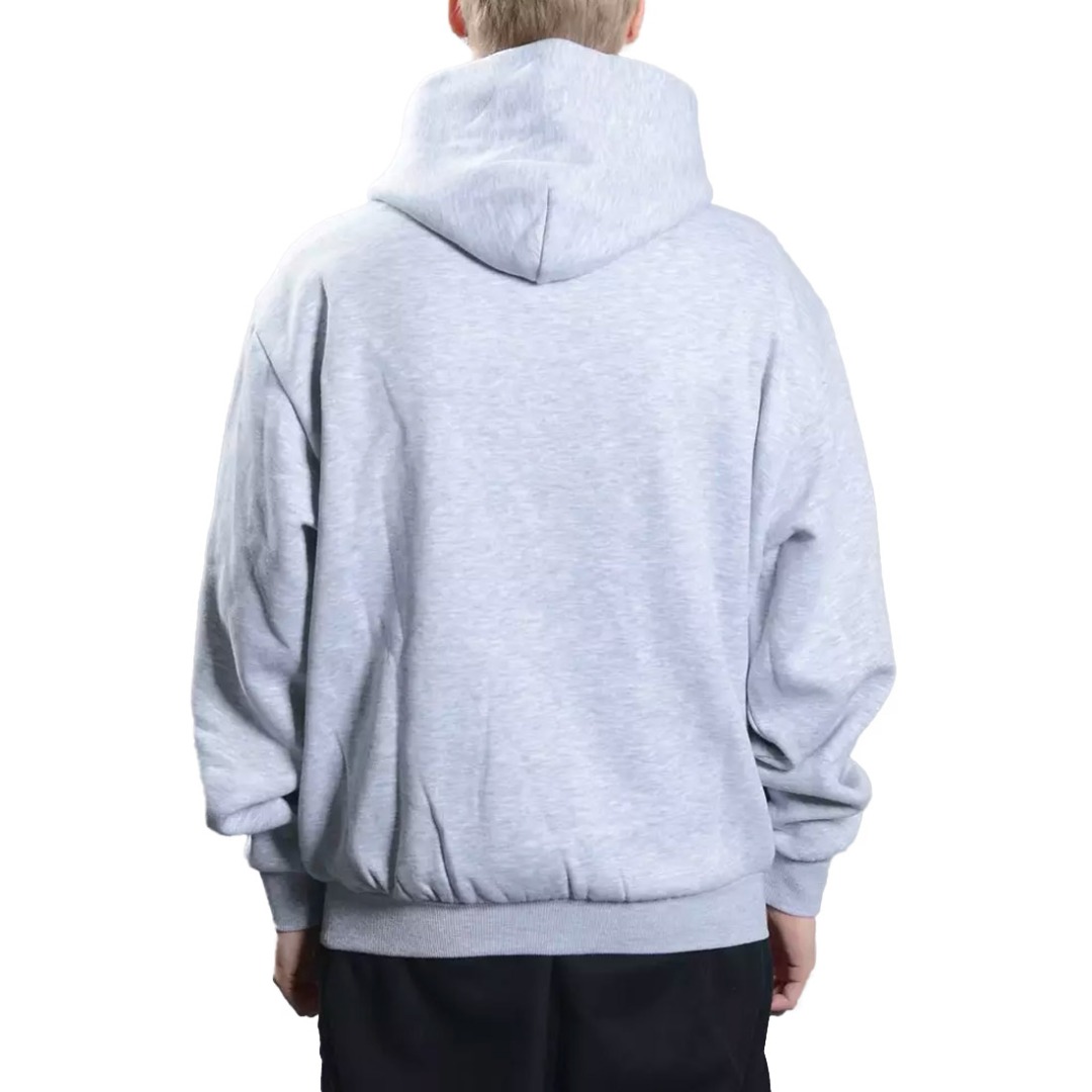 KARL KANI PUFFY OS HOODIE KM244-004-2-GREY MELANGE Grey