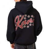 KARL KANI SIGNATURE STAR PRINT OS HOODIE KM253-015-1-BLACK Μαύρο Εικόνα 0
