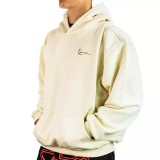 KARL KANI SIGNATURE STAR PRINT OS HOODIE KM253-015-2-BEIGE Beige Image 1