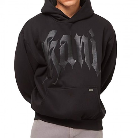 KARL KANI PUFFY OS HOODIE KM244-004-1-BLACK Μαύρο