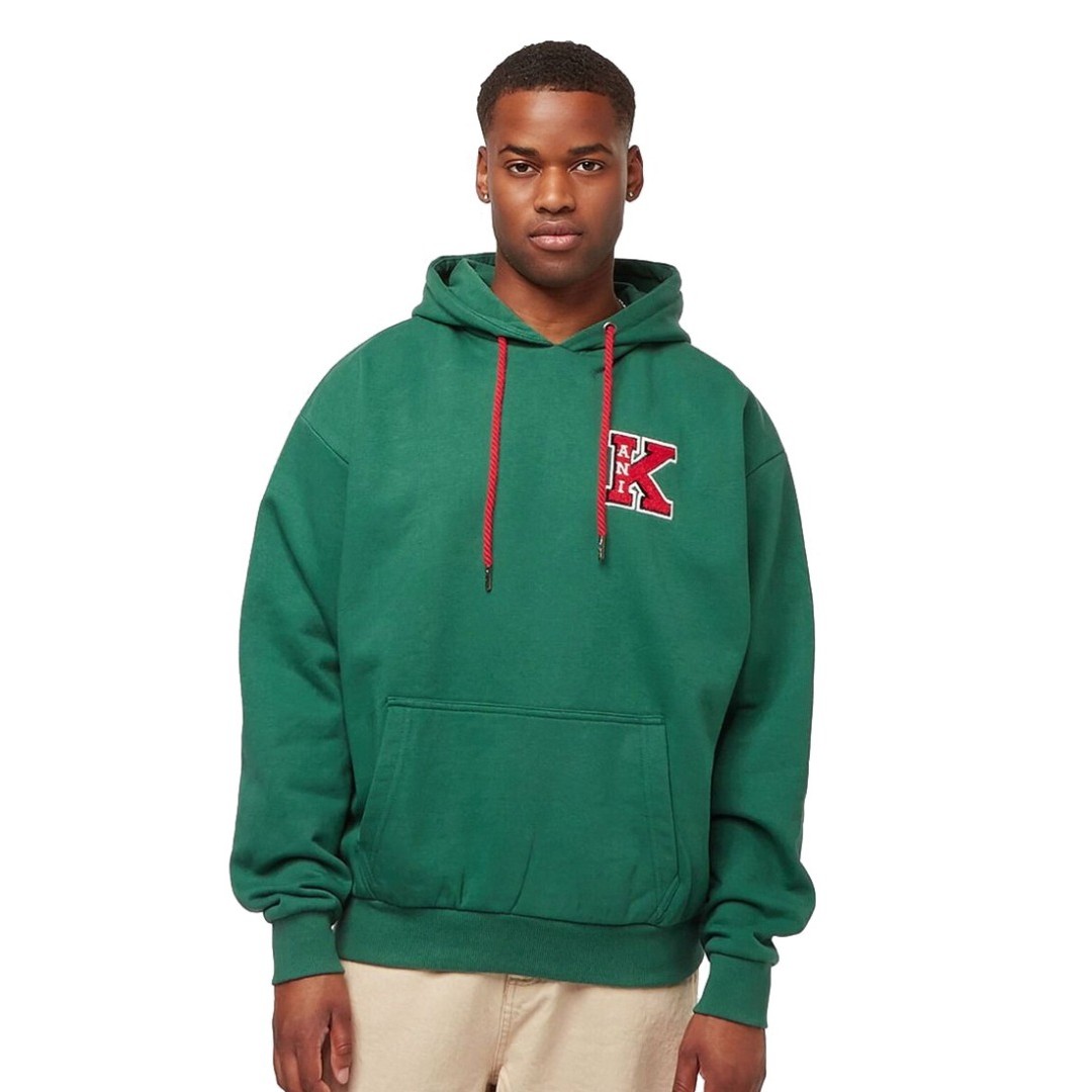 KARL KANI RETRO PATCH OS HOODIE KM223-049-1-DAGREE Green