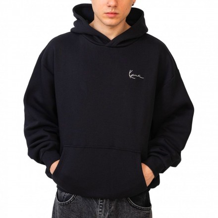 KARL KANI SIGNATURE STAR PRINT OS HOODIE KM253-015-1-BLACK Black