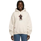 GRIMEY THE SHELTER WE BURN SO SWEET BOXY HOODIE GCH632-OWHT Ecru Image 1