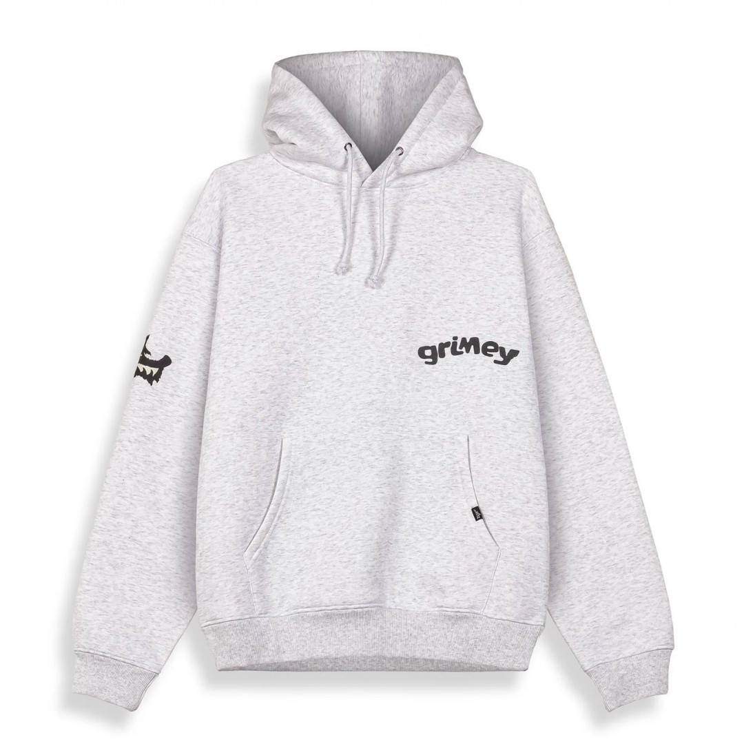 GRIMEY THE PLANET REGULAR HOODIE GCH651-SPG Γκρί