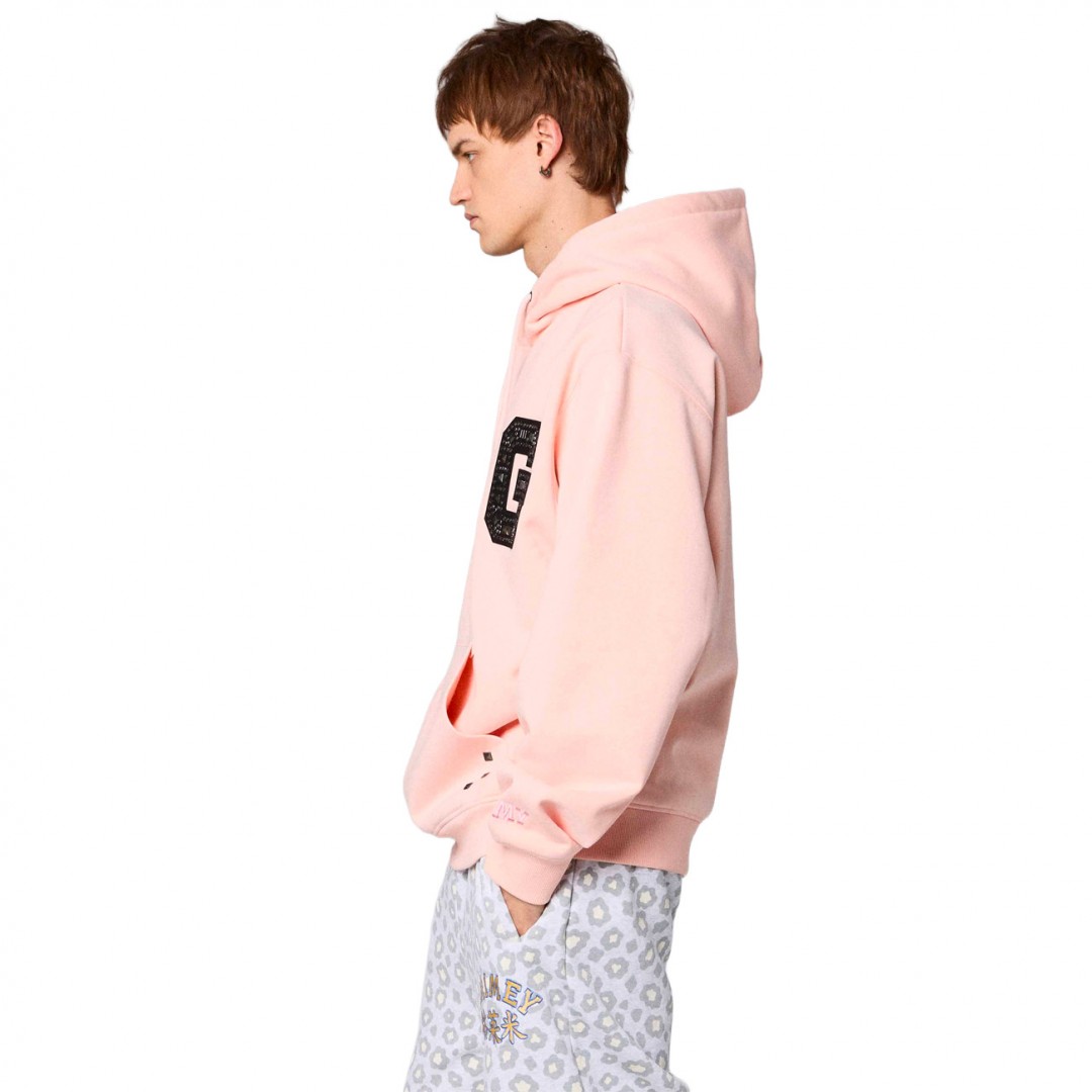GRIMEY ROYAL PAW HOTFIX REGULAR HOODIE GCH645-PNK Ροζ