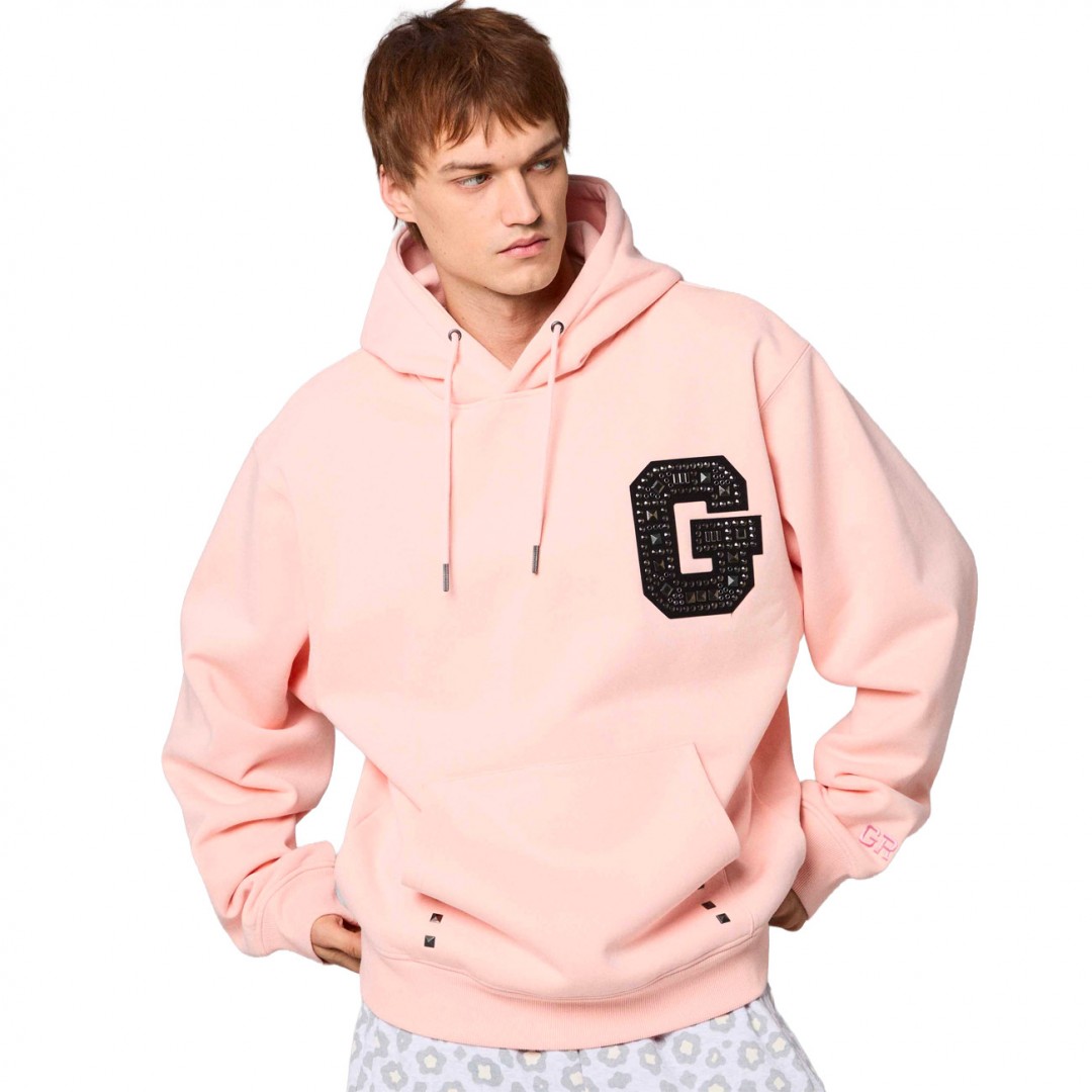 GRIMEY ROYAL PAW HOTFIX REGULAR HOODIE GCH645-PNK Ροζ