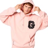 GRIMEY ROYAL PAW HOTFIX REGULAR HOODIE GCH645-PNK Ροζ Εικόνα 2