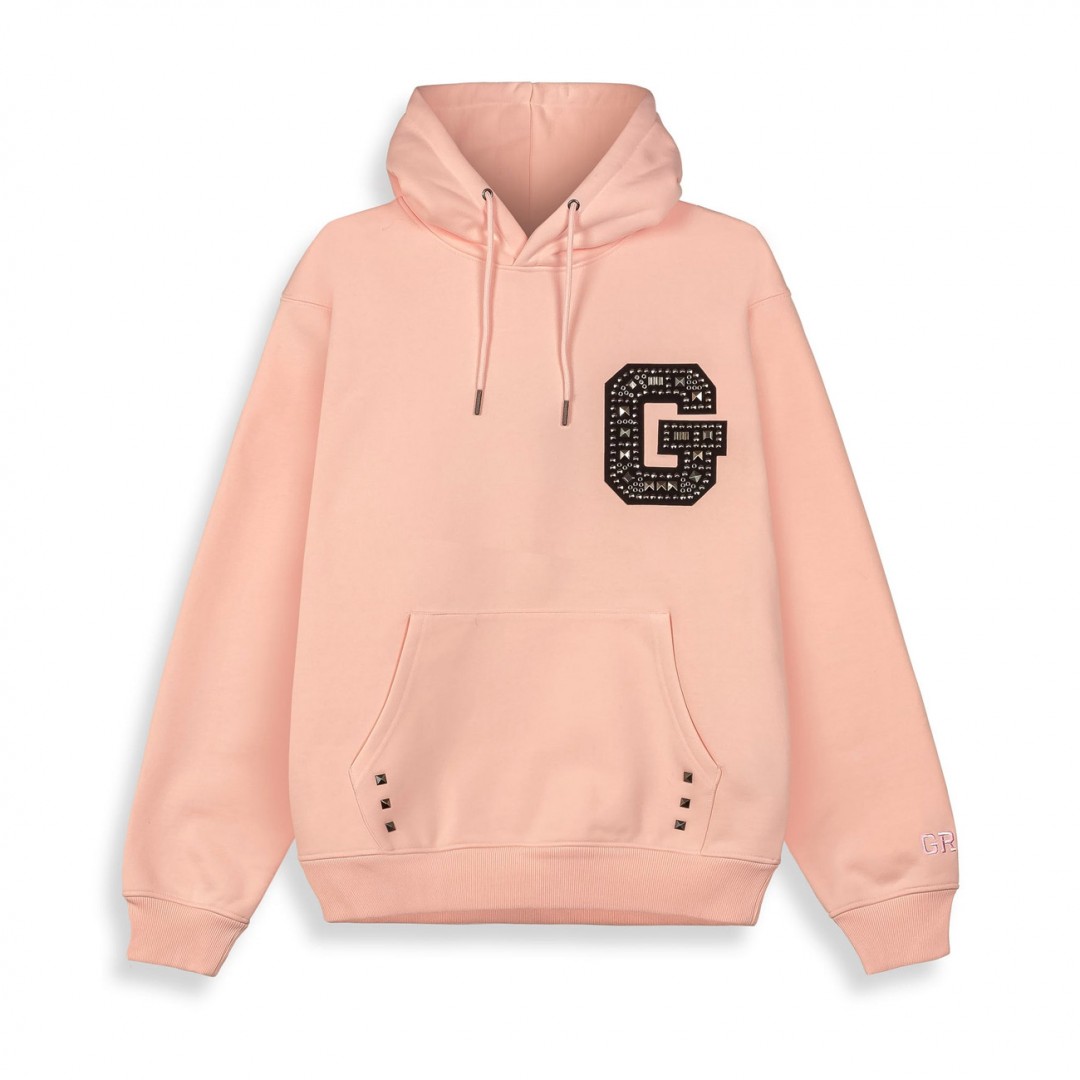 GRIMEY ROYAL PAW HOTFIX REGULAR HOODIE GCH645-PNK Ροζ